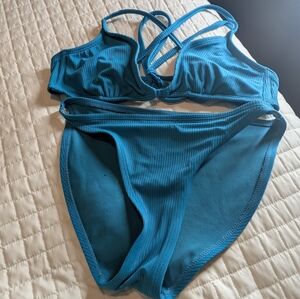 Xhilaration Blue Bikini Set